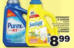 Marches Tradition PUREX (43 or 50) OR SUNLIGHT LAUNDRY DETERGENT offer