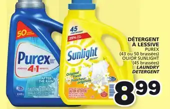 Marches Tradition PUREX (43 or 50) OR SUNLIGHT LAUNDRY DETERGENT offer
