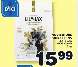 Marches Tradition LILY & JAX DOG FOOD offer