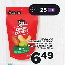Marches Tradition KRISPY KERNELS NUTS OR MIXED NUTS offer