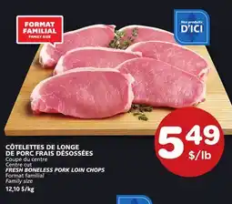 Marches Tradition FRESH BONELESS PORK LOIN CHOPS offer