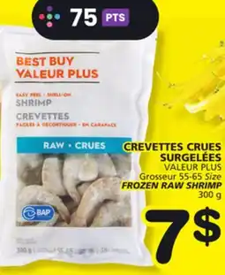 Marches Tradition VALEUR PLUS FROZEN RAW SHRIMP offer