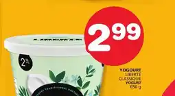 Marches Tradition LIBERTÉ CLASSIQUE YOGURT offer