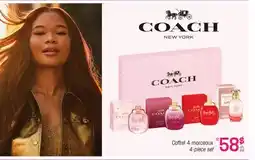 Uniprix COACH NEW YORK Coffret 4 morceaux /4-piece set offer