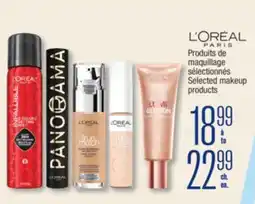 Jean Coutu L'ORÉAL PARIS Selected makeup products offer