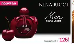 Uniprix NINA RICCI Eau de parfum offer