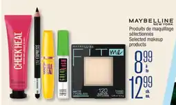 Jean Coutu MAYBELLINE NEW YORK Selected makeup products offer