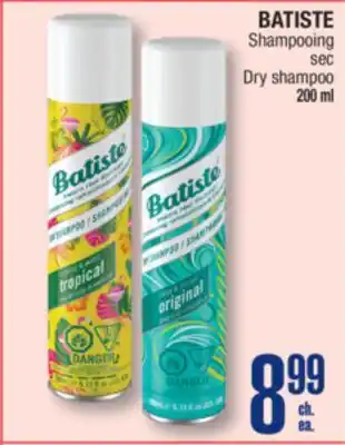 Jean Coutu BATISTE Dry shampoo offer
