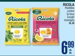 Jean Coutu RICOLA Cough lozenges offer