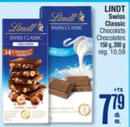 Jean Coutu LINDT Swiss Classic Chocolates offer