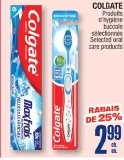 Jean Coutu COLGATE Selected oral care products offer