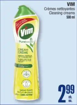 Jean Coutu VIM Cleaning creams offer
