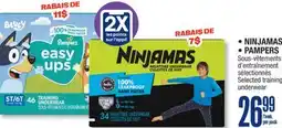 Jean Coutu • NINJAMAS • PAMPERS Sous-vêtements d'entraînement sélectionnés offer
