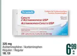 Jean Coutu PERSONNELLE 325 mg Acetaminophen Regular offer