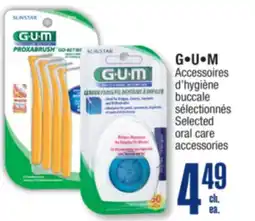 Jean Coutu G•U•M Selected oral care accessories offer
