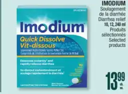Jean Coutu IMODIUM Diarrhea relief Selected products offer