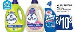 Jean Coutu LA PARISIENNE, LYSOL Selected products offer