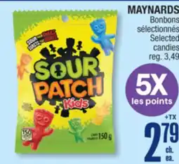 Jean Coutu MAYNARDS Selected candies offer