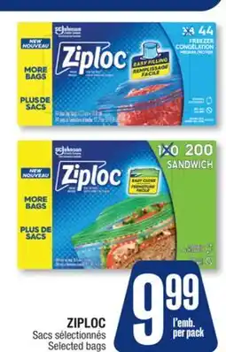 Jean Coutu ZIPLOC Selected bags offer