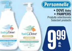 Jean Coutu Personnelle, DOVE Baby, PAMPERS Selected products offer