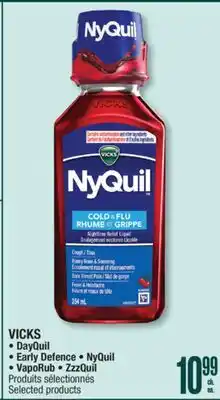 Jean Coutu VICKS • DayQuil • Early Defence • NyQuil • VapoRub • ZzzQuil Selected products offer
