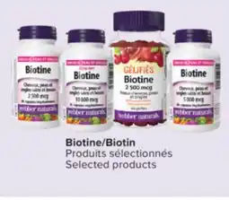 Jean Coutu Biotin Selected products offer