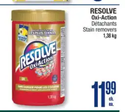 Jean Coutu RESOLVE Oxi-Action Stain removers offer
