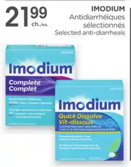 Proxim IMODIUM Selected anti-diarrheals offer