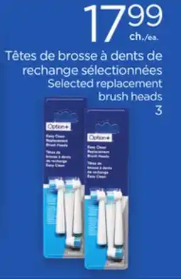 Proxim OPTION+ Selected replacement brush heads offer