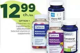 Proxim OPTION + Selected vitamins or supplements offer
