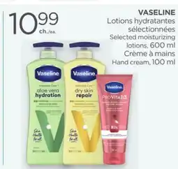 Proxim VASELINE Selected moisturizing lotions, Hand cream offer