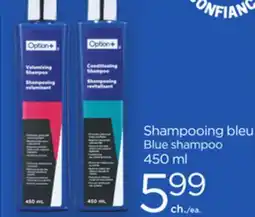 Proxim Option Blue shampoo offer