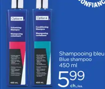 Proxim Option Blue shampoo offer