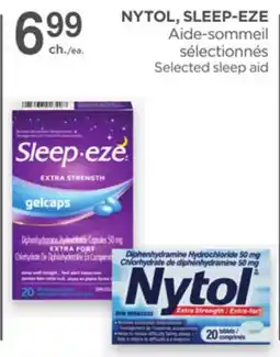 Proxim NYTOL, SLEEP-EZE Selected sleep aid offer