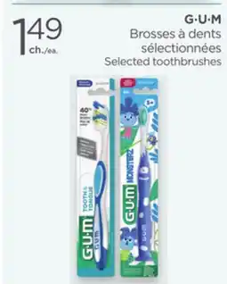 Proxim G·U·M Selected toothbrushes offer