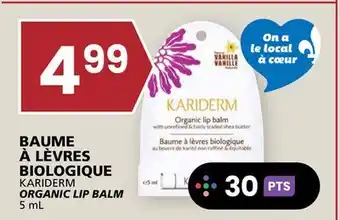 Rachelle-Bery Grocery KARIDERM ORGANIC LIP BALM offer