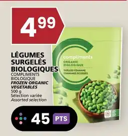 Rachelle-Bery Grocery COMPLIMENTS BIOLOGIQUE FROZEN ORGANIC VEGETABLES offer