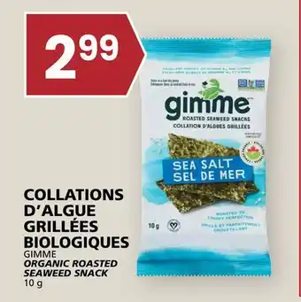 Rachelle-Bery Grocery GIMME ORGANIC ROASTED SEAWEED SNACK offer