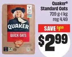 FreshCo Quaker Standard Oats offer