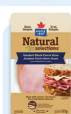 Walmart Maple Leaf Natural Selections deli meat offer