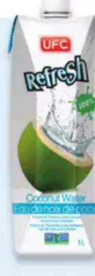 Walmart UFC coconut water1 L or Kirin milk tea 1.5 L offer