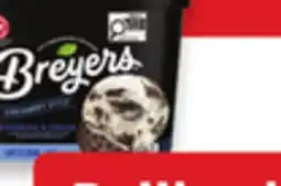 Walmart Breyers Creamery Style Tubs offer
