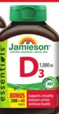 Walmart Jamieson vitamin D 240s offer