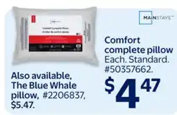 Walmart Comfort complete pillow offer
