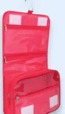 Walmart Equate Beauty 3-compartment Cosmetic Bag or Hanging Organizer offer