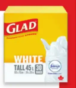 Walmart Glad White Kitchen Garbage Bags offer