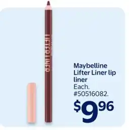 Walmart Maybelline Lifter Liner lip liner offer