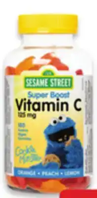 Walmart Sesame Street vitamins offer