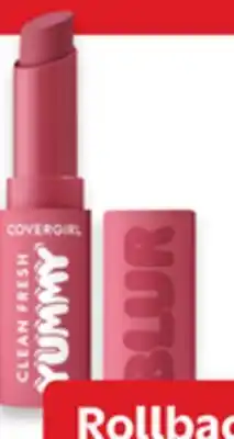 Walmart CoverGirl Yummy Blur lipstick offer