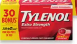 Walmart Tylenol extra strength caplets pr EZTabs 230s offer